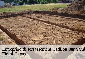 Entreprise de terrassement  catillon-sur-sambre-59360 Tirant élagage