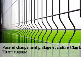 Pose et changement grillage et cloture clairfayts-59740 Tirant élagage